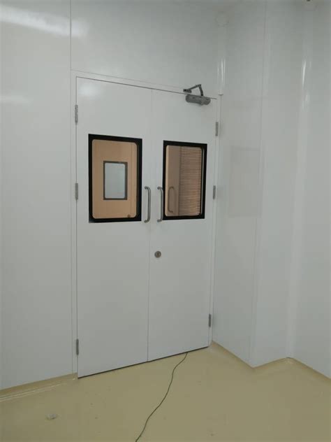 Gi Powder Coated Modular Clean Room Door At Rs Square Meter In