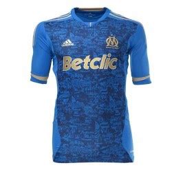 Olympique De Marseille Soccer Jersey Away Player Issue Techfit