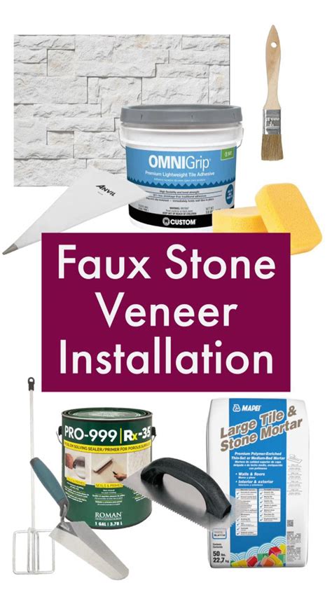 Faux Stone Veneer – Home With Q