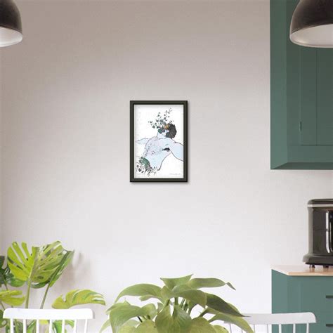 Sprout Homoerotic Art Print Gay Art Queer Lgbt Erotic Male Man Nude Premium Mat Papier Poster
