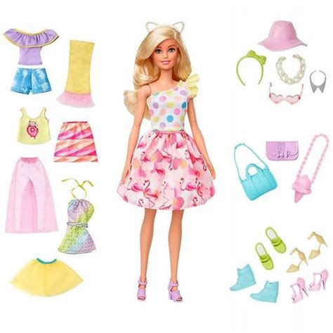 Lalka Barbie Zestaw Deluxe Lalka Ubranka Buty Gfb Zabawki