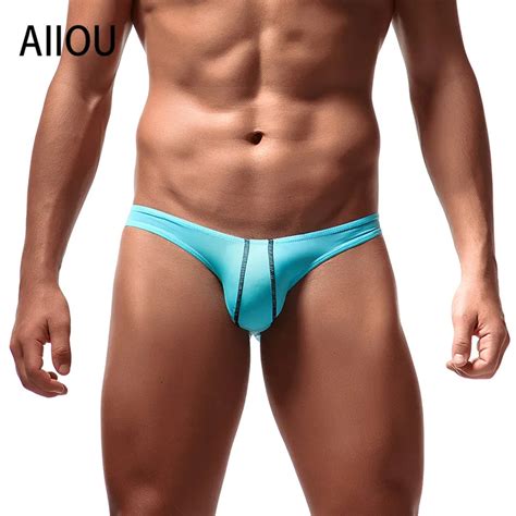 Aiiou Neue Sexy Homosexuell M Nner Bikini Unterw Sche Briefs Suspensorium Sissy Beutel U Konvex