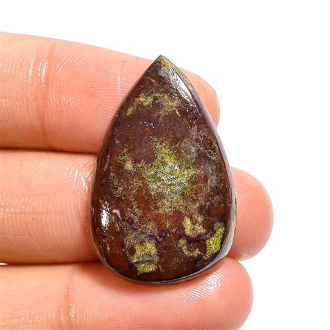 Dragon Jasper Fantastic Natural Dragon Jasper Pear Shape Etsy