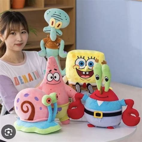 Jual BONEKA SPONGEBOB SQUAREPANTS BIKINI BOTTOM Garry Siput BIG SIZE JUMBO MR CRAB TUAN KRAB