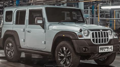 Is This What 5 Door Mahindra Thar Armada Will Look Like Car Blog India