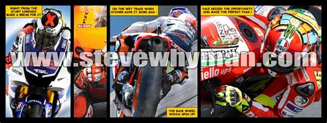 Race Series Comic Strip Steve Whyman Motorcycle Art