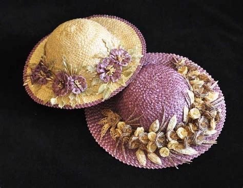 Соломенные шляпки