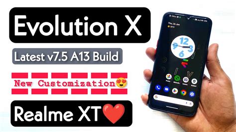 Evolution X V Android Rom For Realme Xt Latest Build Detail