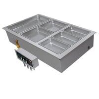 Vollrath 36399 Modular Drop In Two Compartment Hot Food Well With Infinite Controls And Standard