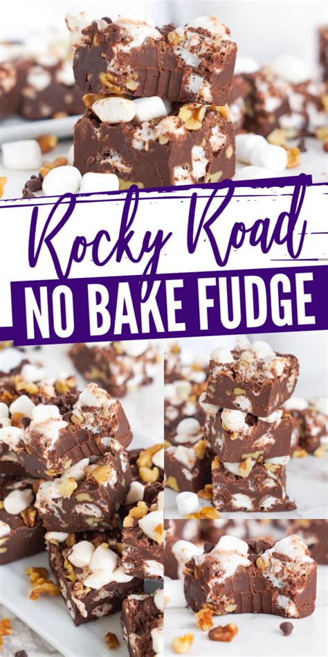 Easy Rocky Road Fudge Recipe Lemonpeony