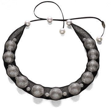 колье из ювелирной сетки идея | Tube necklace, Diy jewelry necklace ...