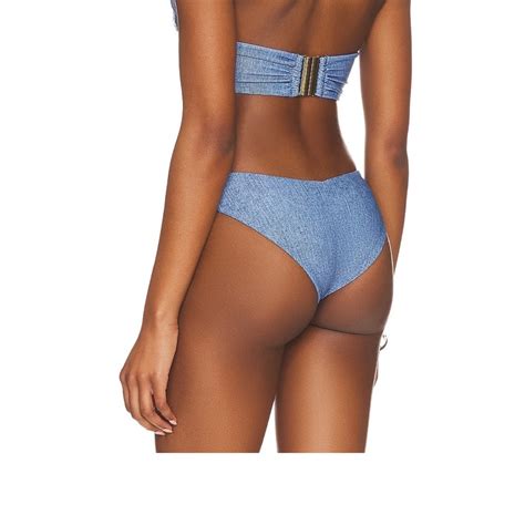 Beach Riot X Revolve Jessica Bikini Bottom Denim Gem