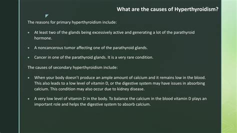 Hyperparathyroidism Causes Symptoms Diagnosis And Treatment