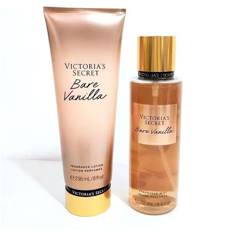 Creme Victoria Secret Baunilha - Victoria's Secret Bare Vanilla Body Splash 250ml + Loção Creme Corporal ...