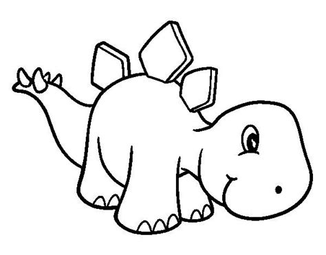 Dibujo De Beb Dinosaurio Para Imprimir Y Colorear Para Ni Os Dibujo