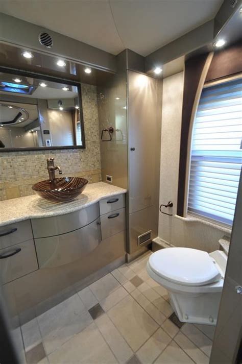 Luxury Rv Rv Bathroom Bathroom Design Camper Bathroom