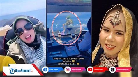 Dimabuk Asmara Aksi Rohimah Mantan Istri Kiwil Saat Liburan Bareng Eva