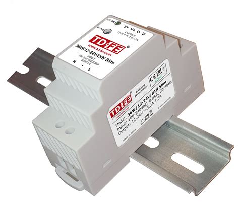 Блок питания 36W/12-24V/DIN Slim артикул 4008 Faraday - купить в Москве ...