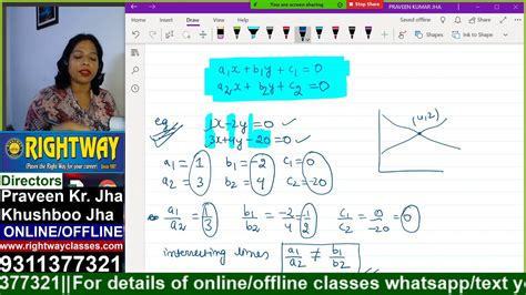 Maths Class10 Ch 3 Pair Of Linear Equations In Two Variables Class 2 Youtube