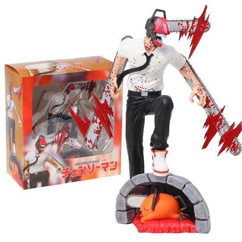 Chainsaw Man Denji Sleeping Pochita PVC Figure With Box 20 Cm