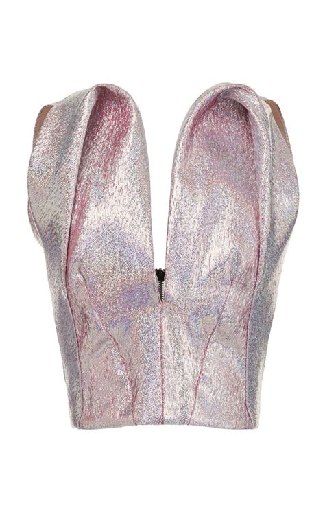 Maticevski Northwest Metallic Bodice Top