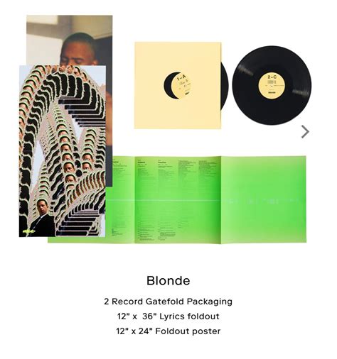 Official Frank Ocean Blonde Vinyl Record Hobbies Toys Music Media Vinyls On Carousell