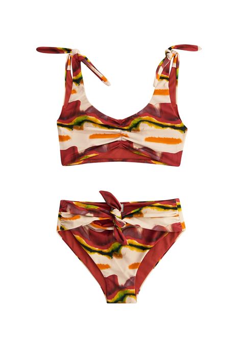 Ellie Desenli Çocuk Bikini Takımı Limited Edition