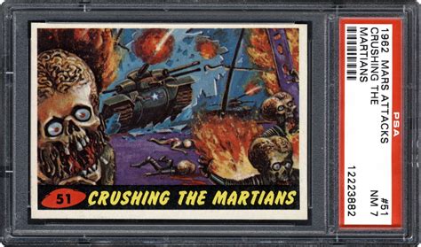 1962 Mars Attacks Crushing The Martians | PSA CardFacts®