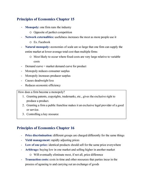 Eco Chapter And Principles Of Economics Chapter