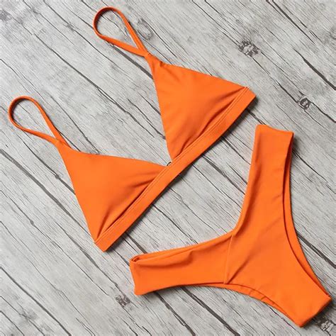 Micro Mini Bikini Swimwear Women Halter Push Up Bikini Set Padded Bra Sexy Swimsuit Hot