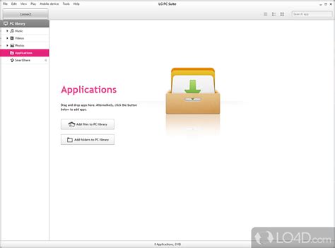 LG PC Suite - Screenshots