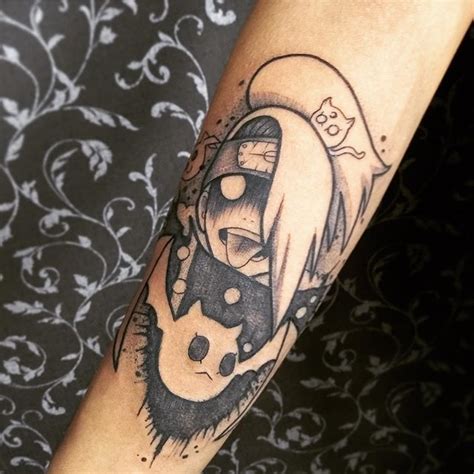 Tattoo Yes On Instagram Deidara Volta De Anime Tattos Artista