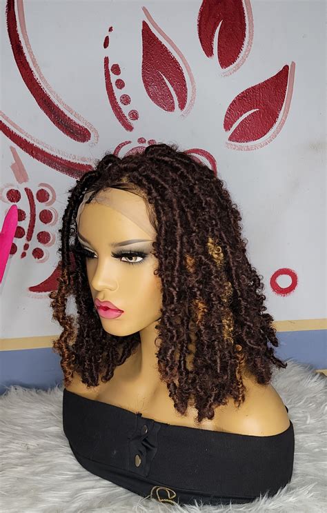 Full Lace Butterfly Locs Wig Full Lace Wig Lace Front Wig Faux Etsy