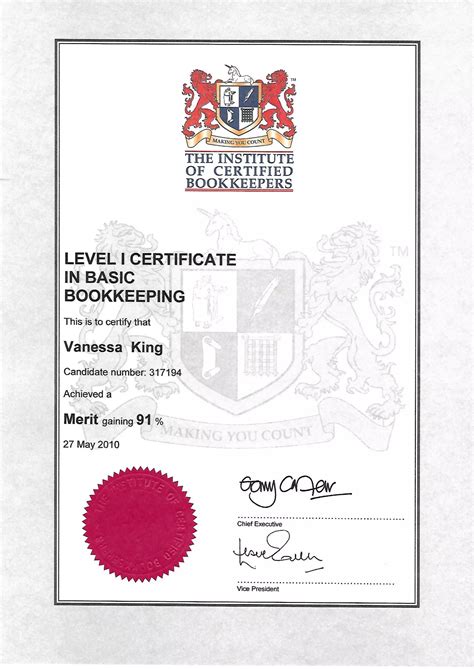 Level 1 Bookkeeping For Ocr Level 1 Bookkeeping Courses 1