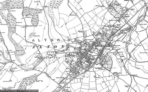 maps  alton hampshire francis frith