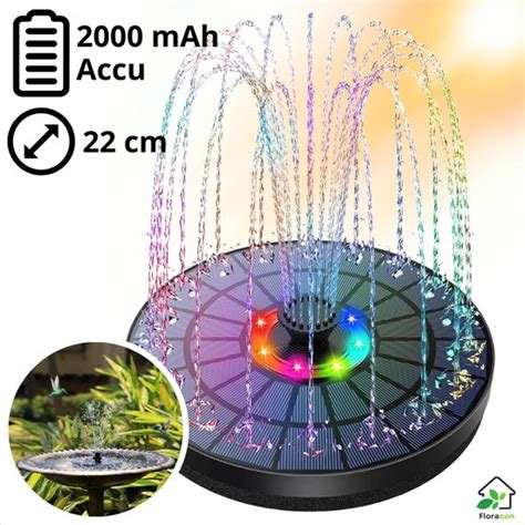 Floracon Fontein Op Zonne Energie Cm Solar Fontein Met Accu