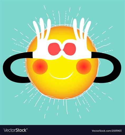 Summer sun Royalty Free Vector Image - VectorStock