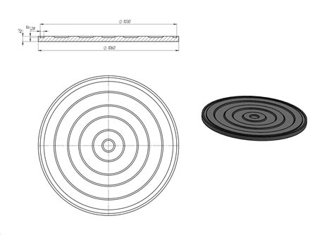 Крышка полимерпесчаная на бетонное кольцо (диаметр 106 см) (ID ...