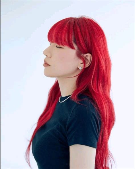 🌊bada Lee💙 Korean Hairstyle Red Hair Hair Styles