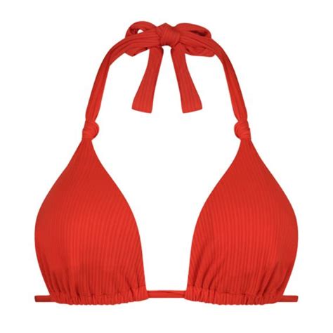 Beachlife Fiery Red Triangel Bikini Oberteil Annadiva