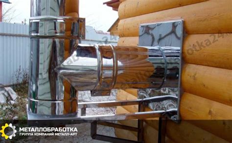 Дымоход для бани из нержавейки — Купить для банных печей на заказ в ...