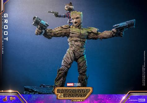 Hot Toys MMS706 1 6 Guardians of the Galaxy Vol 3 Groot AcareToys จำหนาย ของเลน โมเดล ชด
