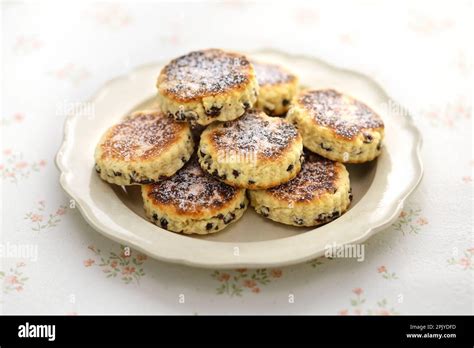 homemade Welsh cakes ( bakestones Stock Photo - Alamy