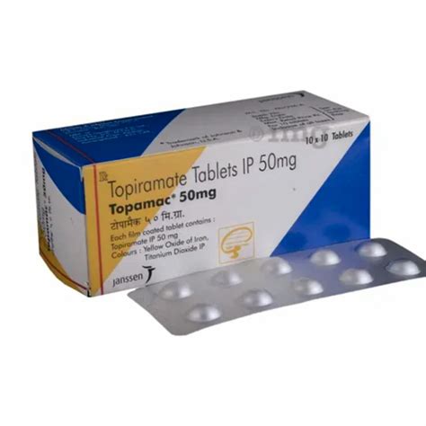 Topiramate Tablets Ip 50 Mg At Rs 395 Stripe Topiramate Tablet In Nagpur Id 2852814685397