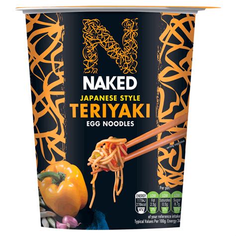 Naked Noodle Pot Teriyaki 78g By British Store Online