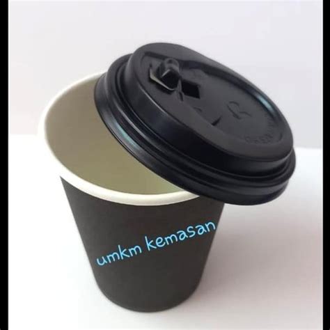 Jual Terlaris Paper Cup Gelas Kertas 8Oz Dan Lid Tutup Paper Cup 8 Oz