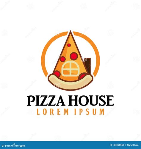 Ilustración Del Logotipo De Pizza Pizzería Comida Rápida Chatarra