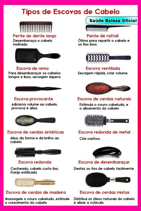 Escova De Cabelo Boa - Tipos de Escovas de Cabelo | Melhor escova de cabelo, Escova para ...