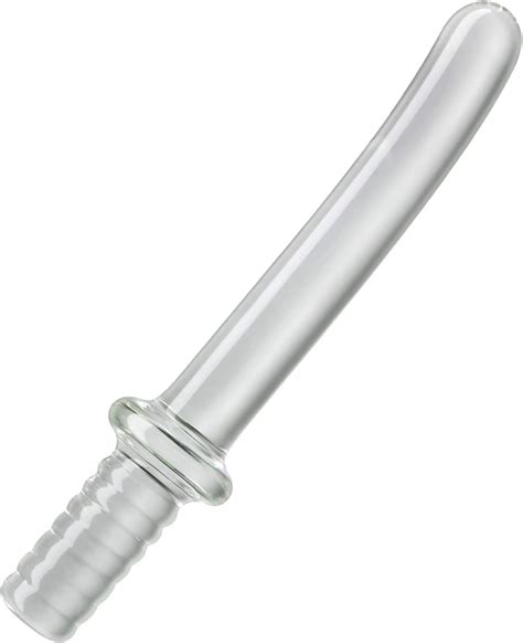 Amazon Crystal Glass Dildo Masturbation Wand Vaginal Masturbation Massager Anal Butt Plug