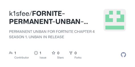 Github K1sfeefornite Permanent Unban Tutorial Permanent Unban For